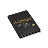 Highlight your Style (Black) - Journal - Blank