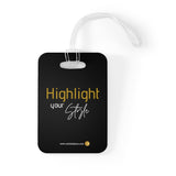 Highlight your Style (Black) - Bag Tag